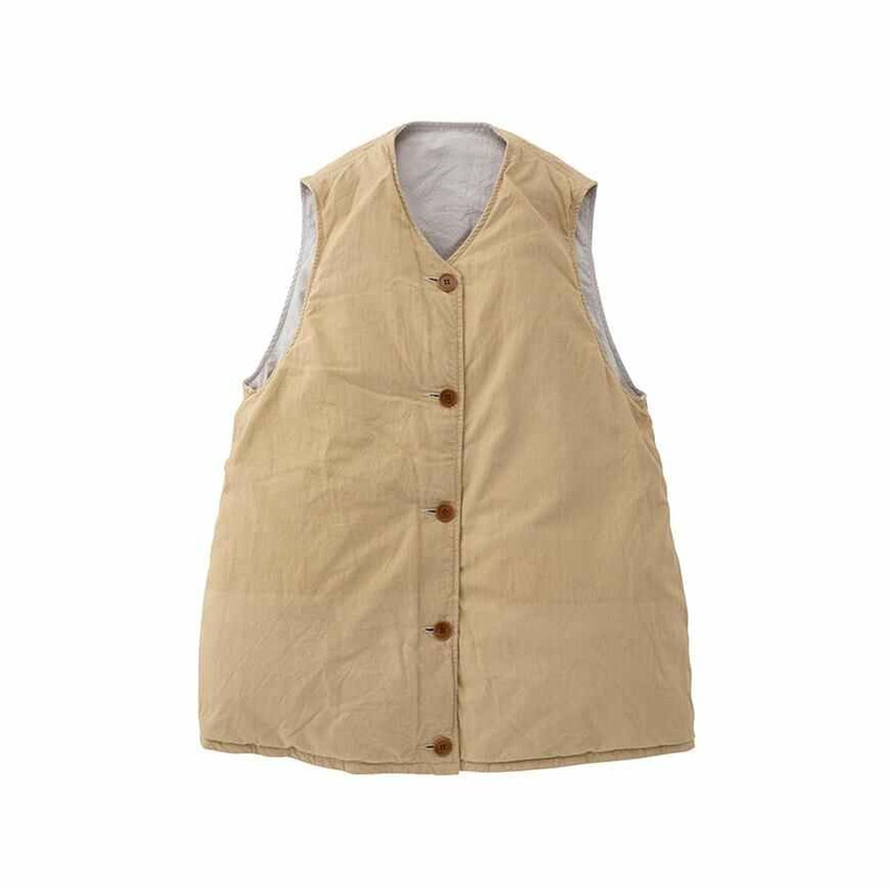 visvim KORA DOWN VEST IVORY outlook