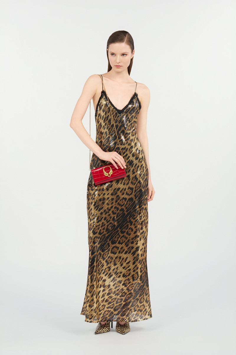 Roberto Cavalli Jaguar Print Maxi Dress outlook