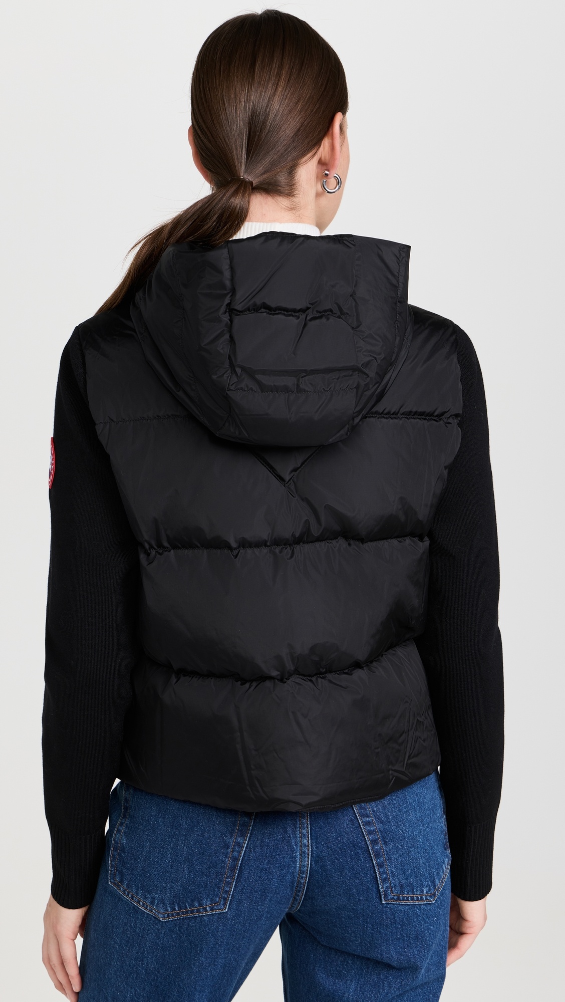 Hybridge Wide Quilt Knit Hoodie - 2