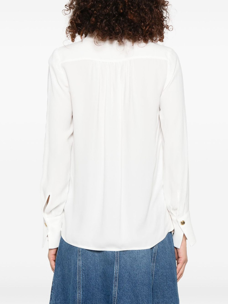 logo-charms georgette blouse 4