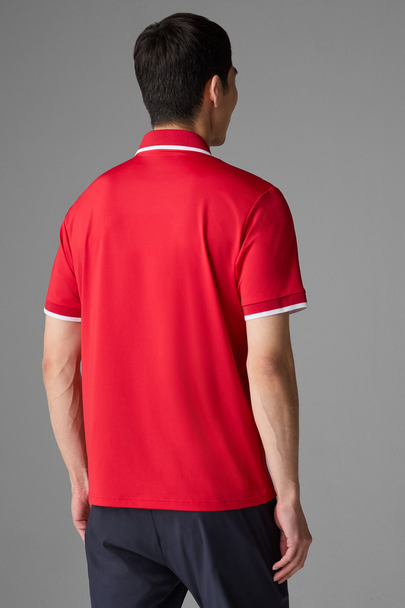 Cody Functional polo shirt in Red 3