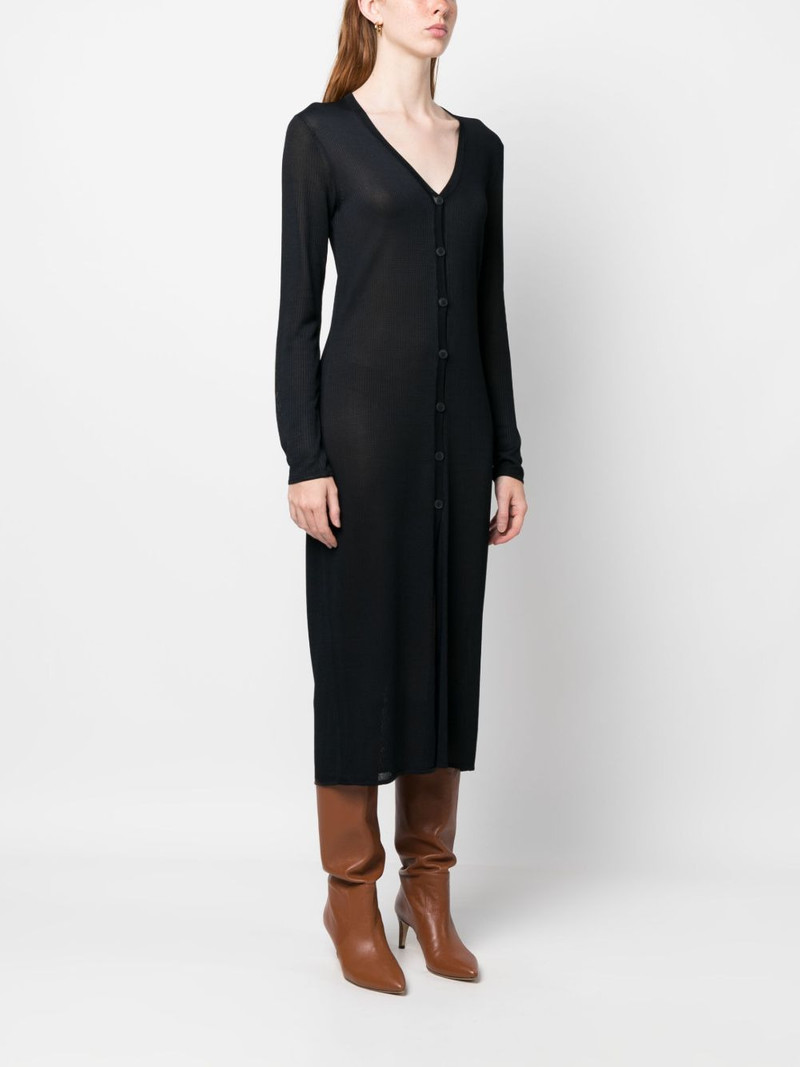 V-neck knitted dress 3