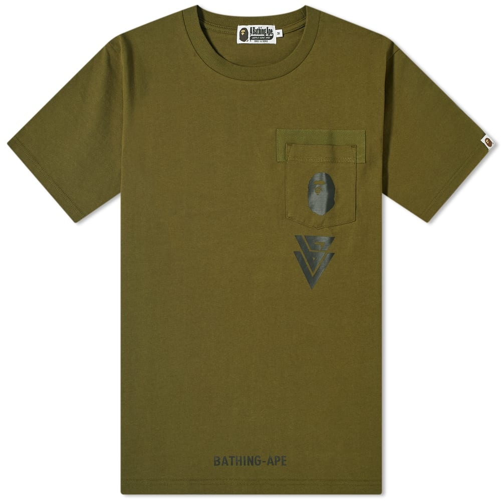 A Bathing Ape Military Pocket Tee - 1