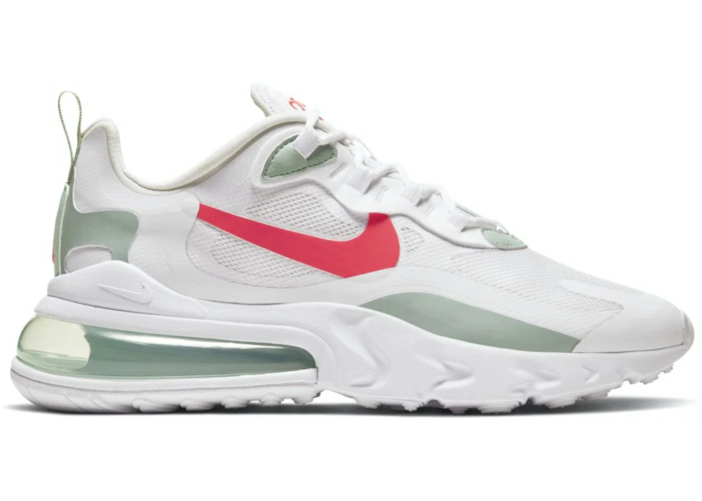 Nike Air Max 270 React White Pistachio Crimson (W) - 1