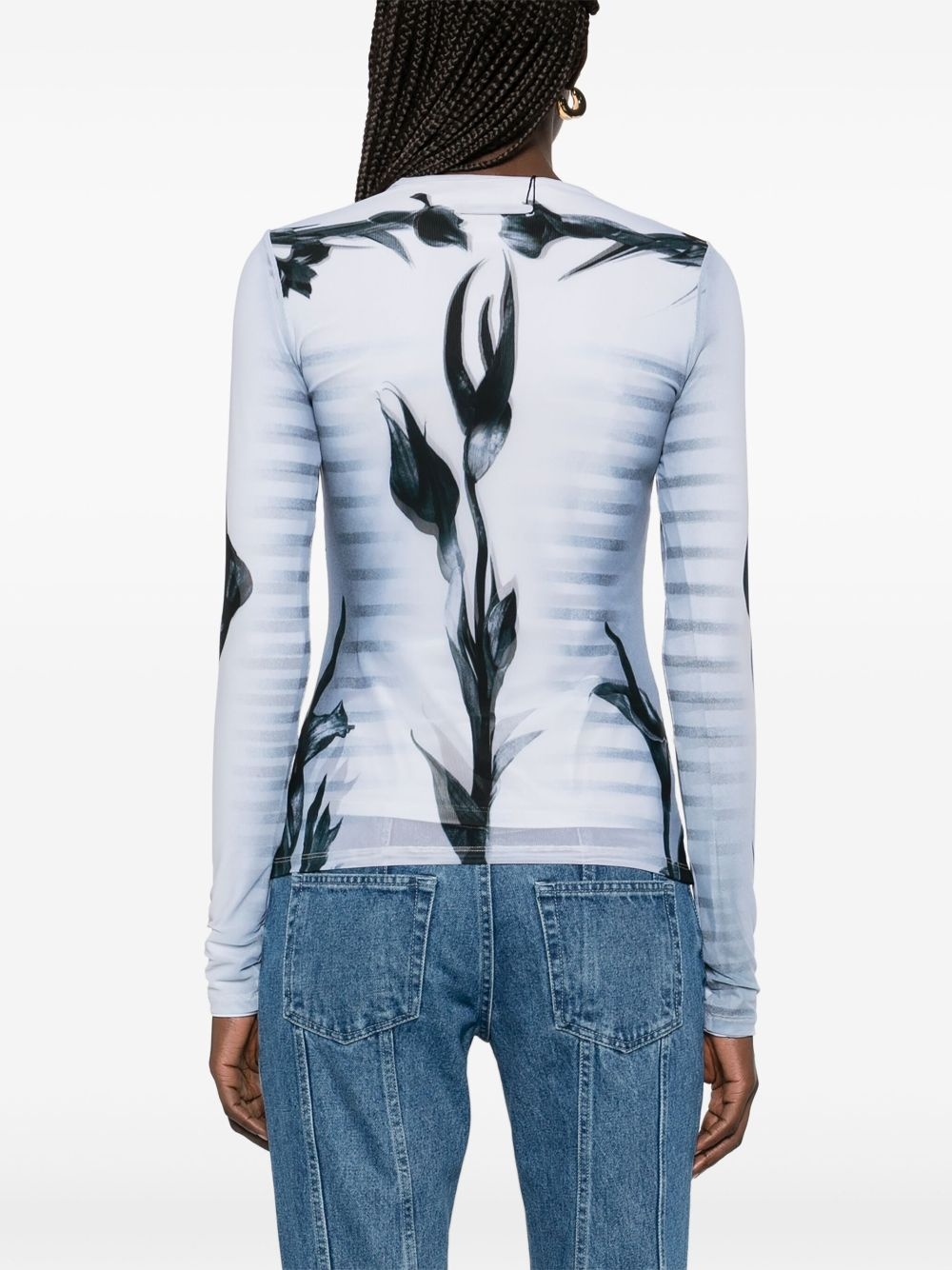 The Flower Body Morphing Marinière T-shirt - 4
