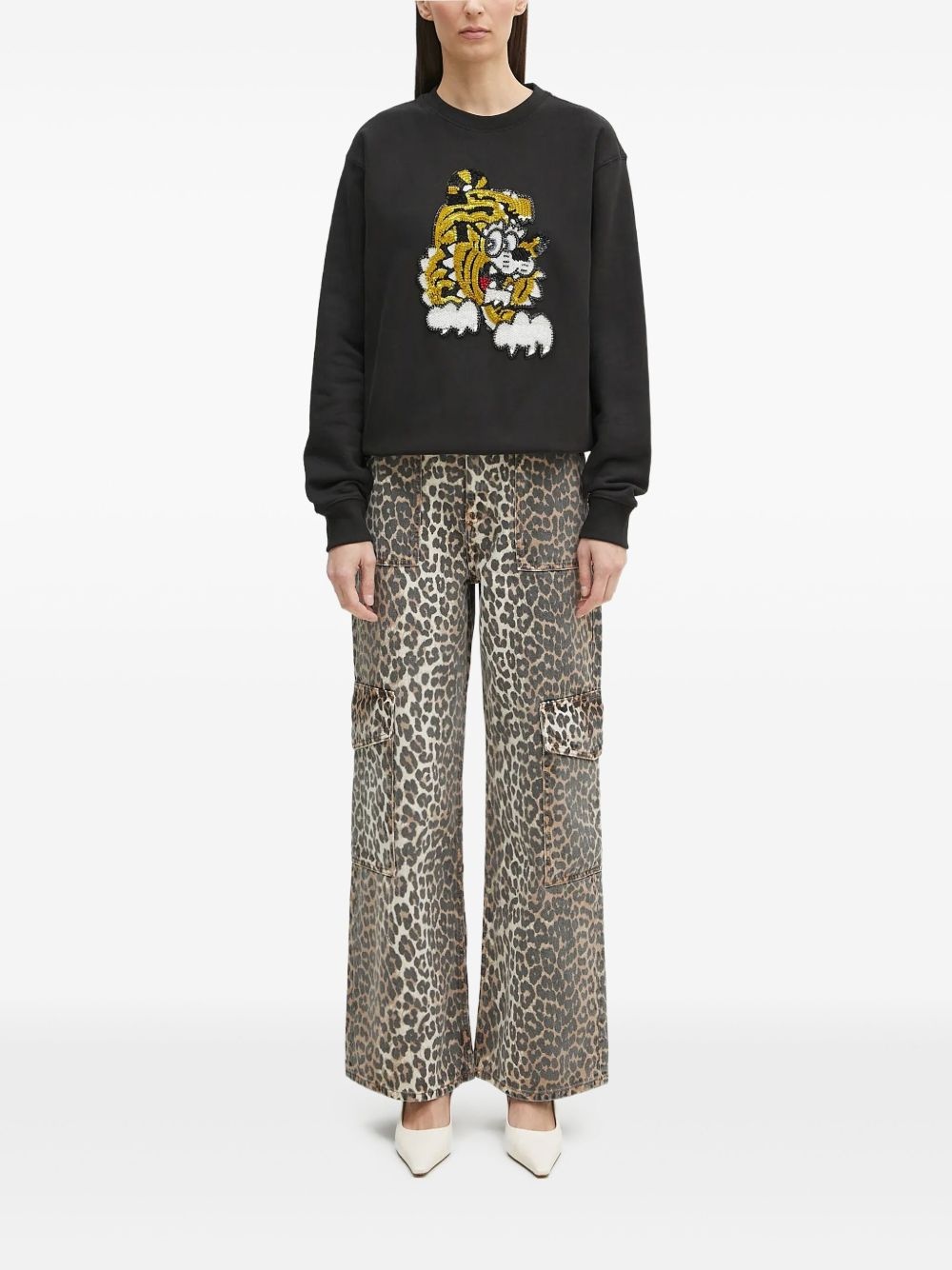 sequin-embellished sweatshirt - 2