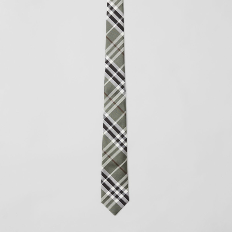 Classic Cut Vintage Check Silk Tie 4