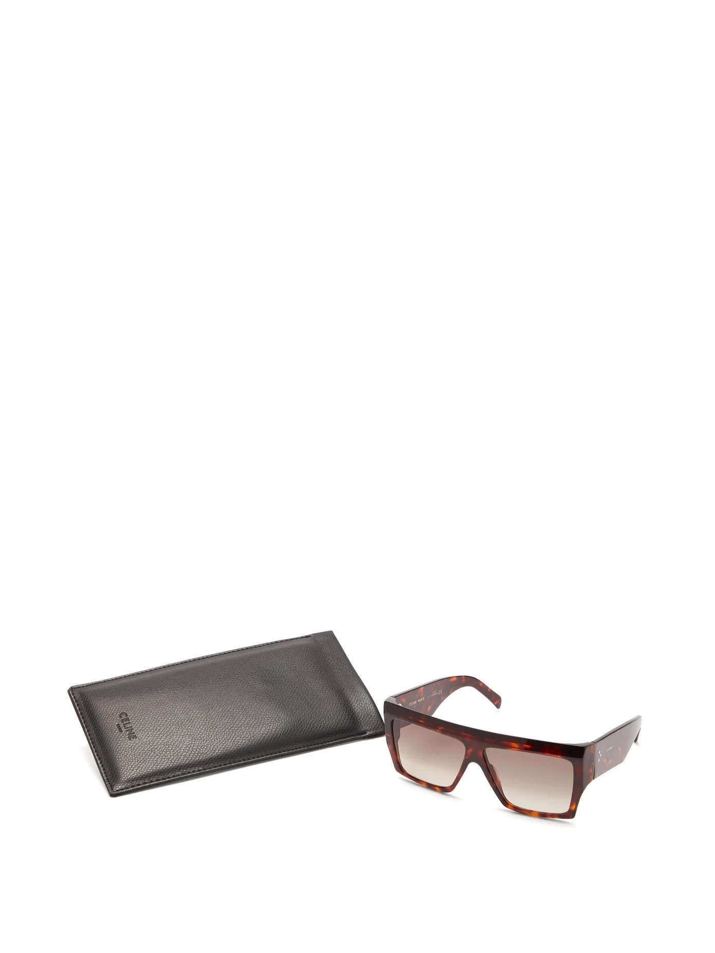 Rectangle acetate sunglasses - 5