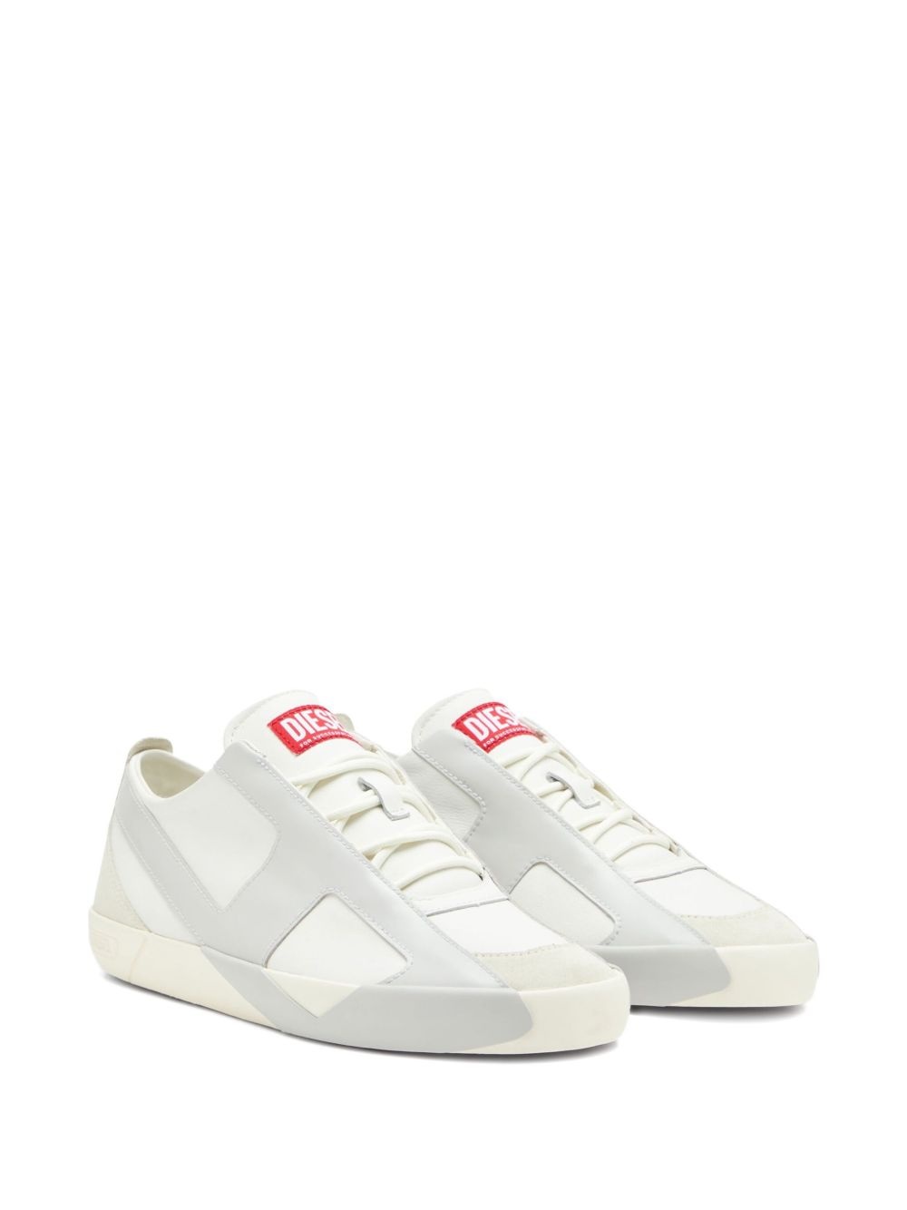 Slante leather sneakers - 2