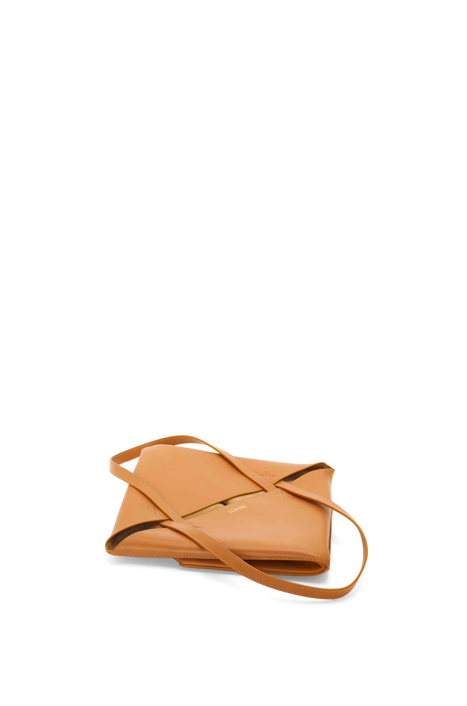 Puzzle Fold Tote in shiny calfskin - 6