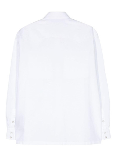 Palm Angels logo-embroidered cotton shirt outlook