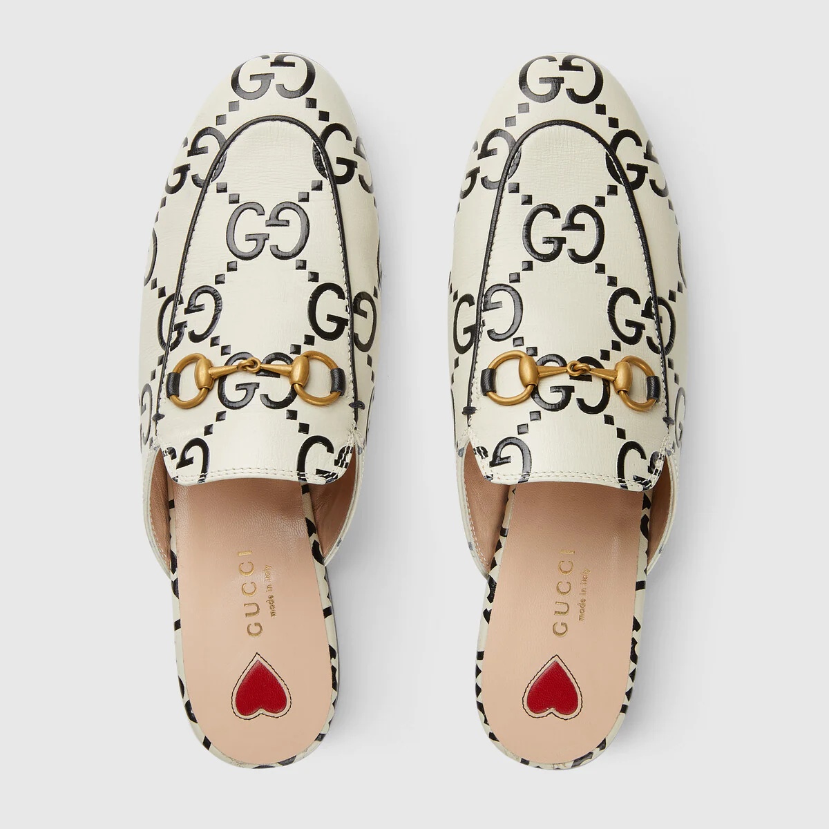 Princetown GG leather slipper - 3