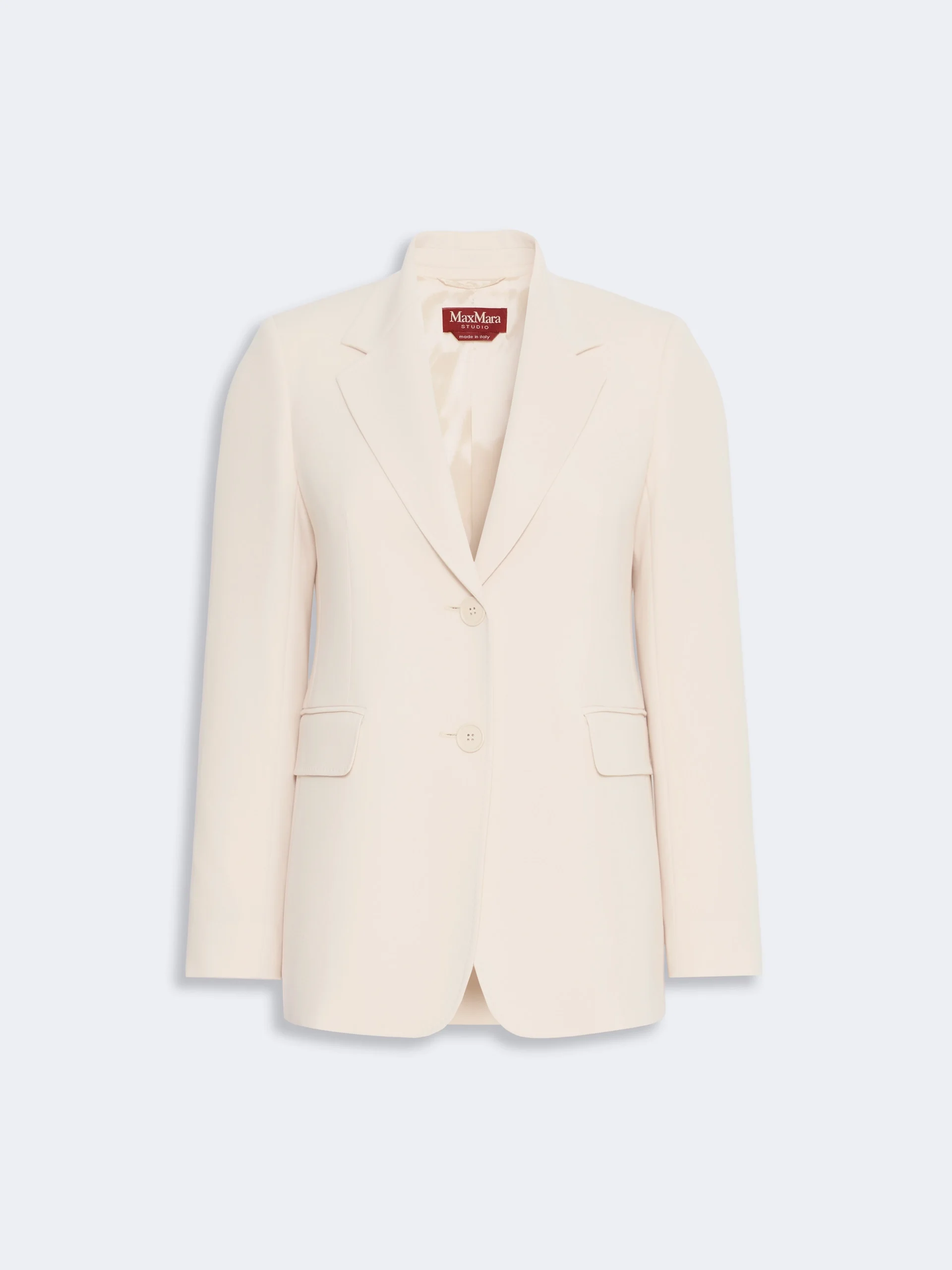 LINZ Single-breasted cady blazer - NATURAL - 1