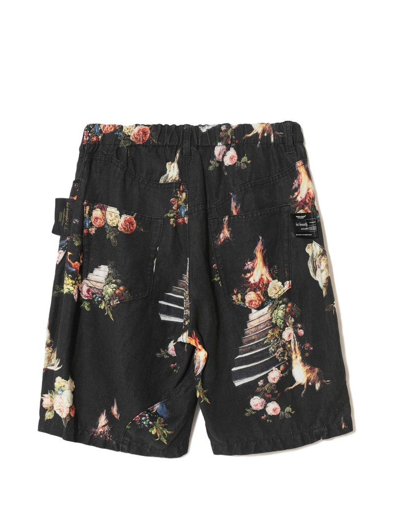 UNDERCOVER Emma printed shorts outlook