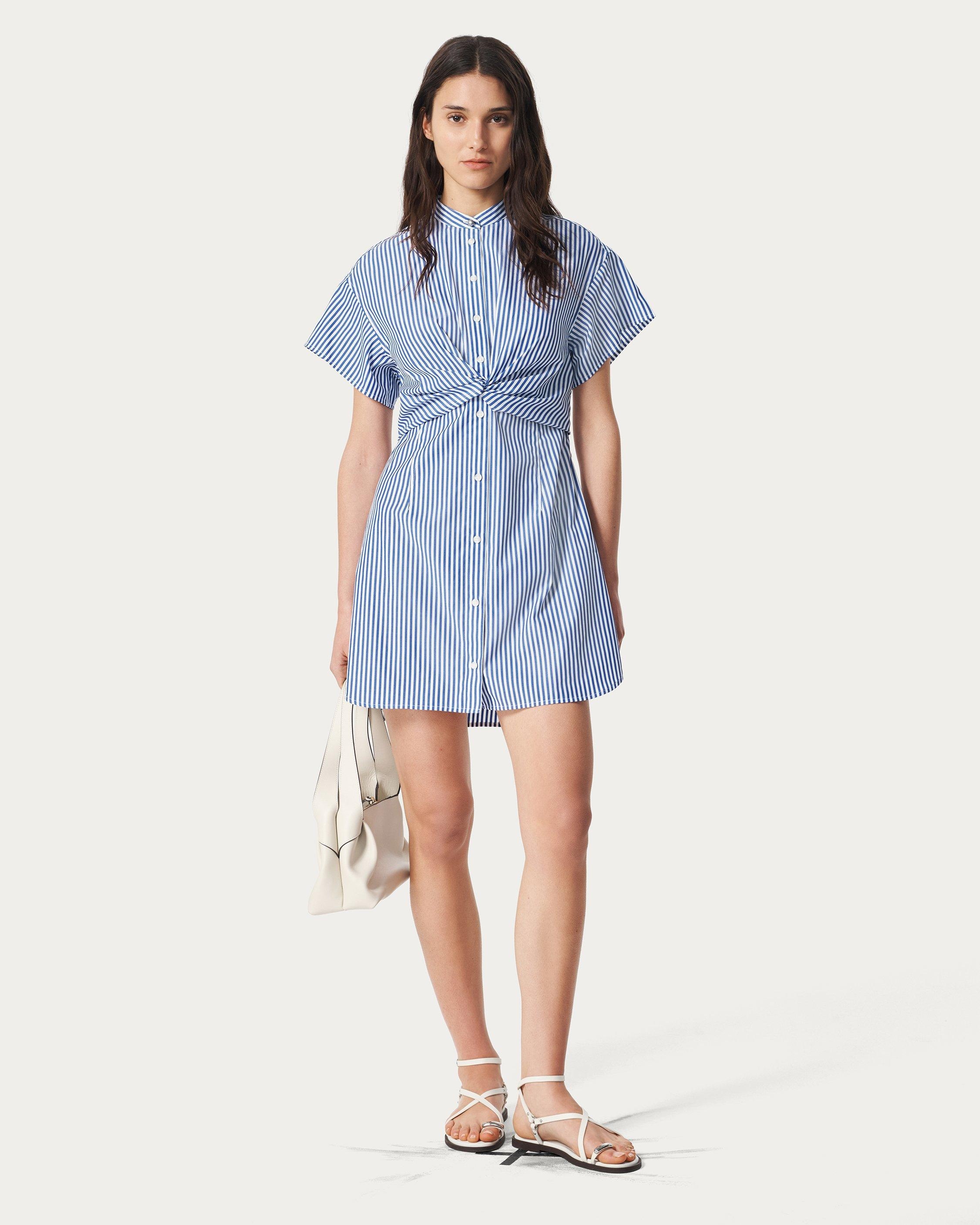 Gretchen Striped Shirt Dress - 2