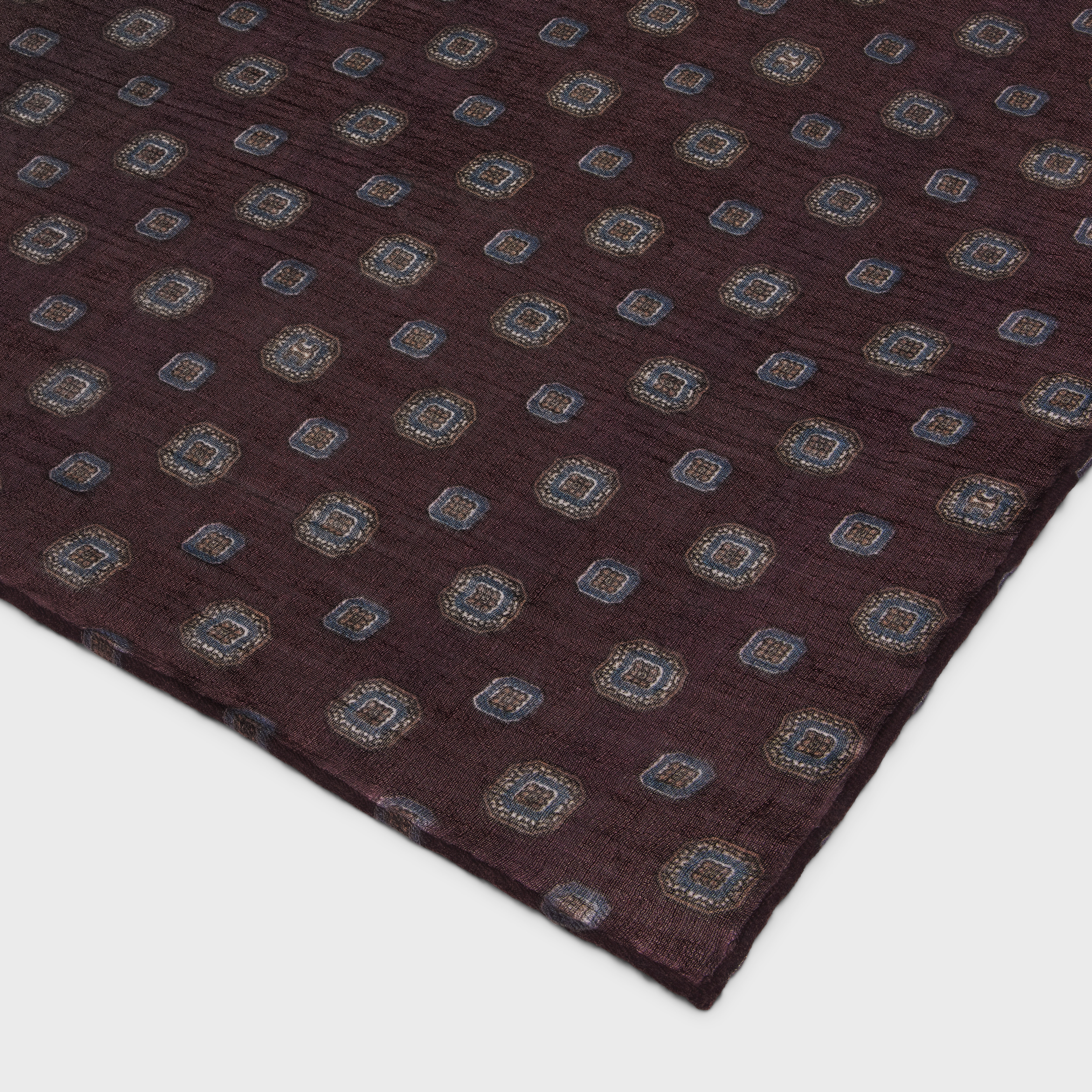 STOLE IN BISCOTTO-PRINT CASHMERE MUSLIN - 2