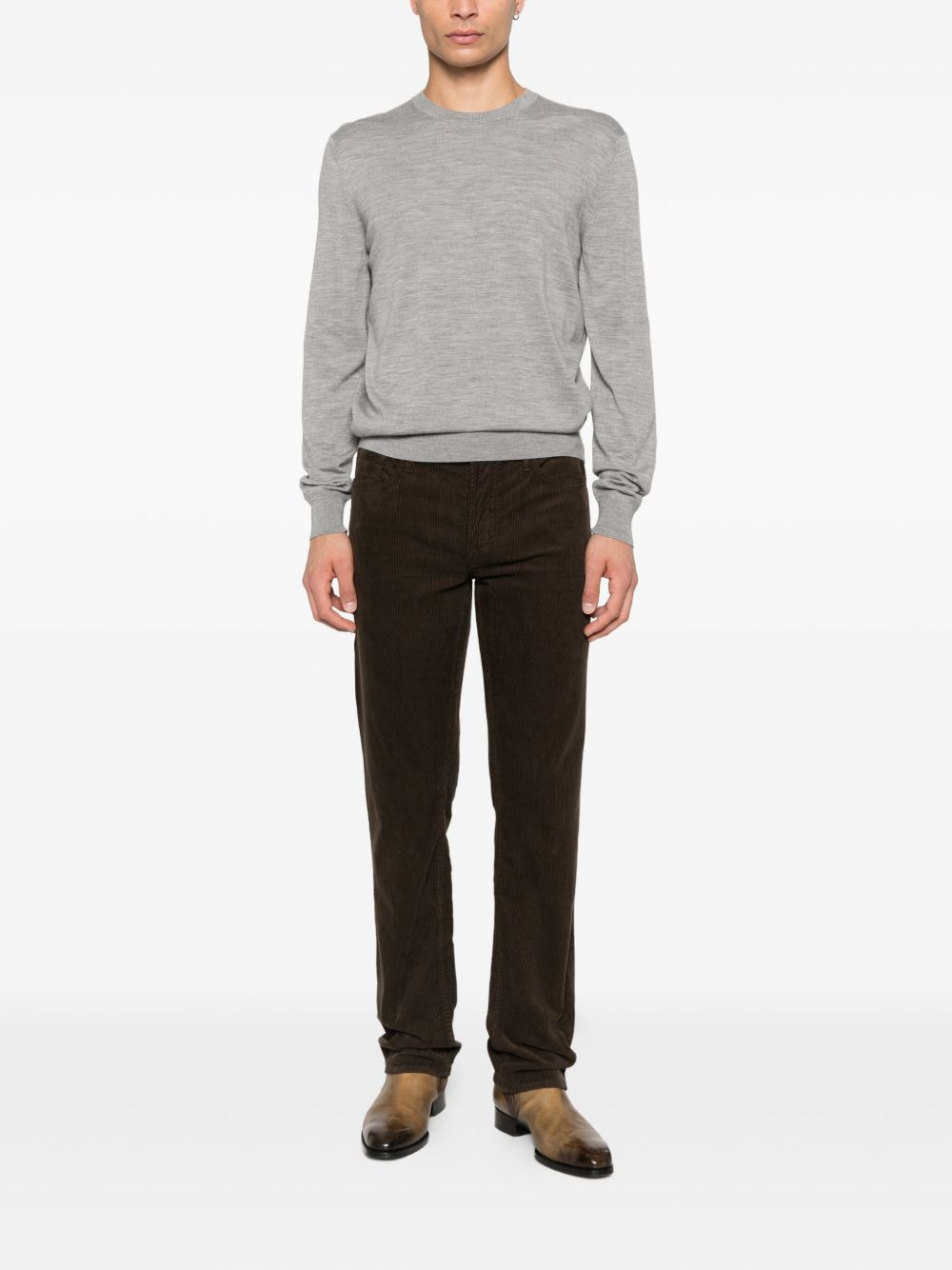 crew-neck wool sweater - 2