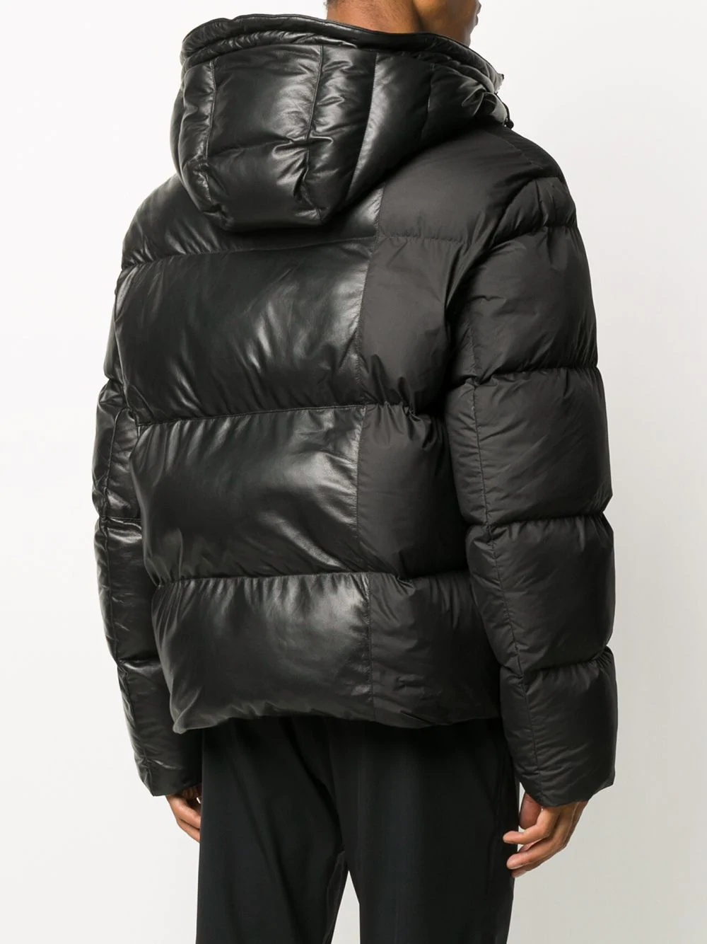 zip-up puffer jacket - 4