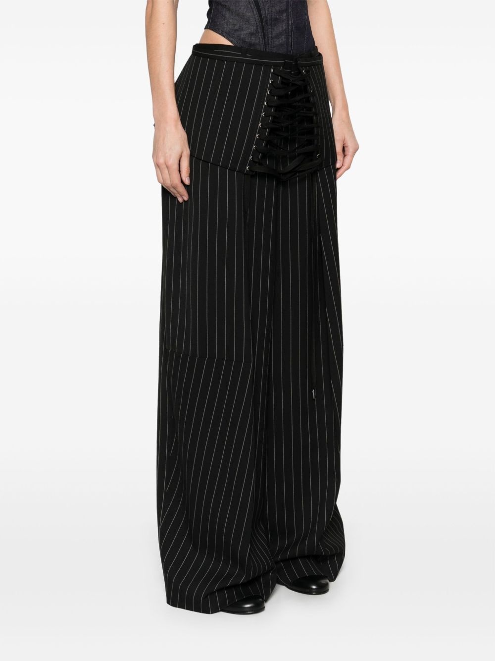 pinstriped trousers - 3