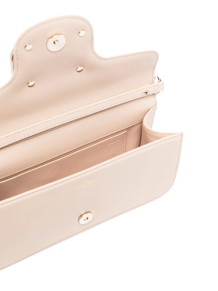 Loco Calfskin Shoulder Bag in Powder Rose - 3