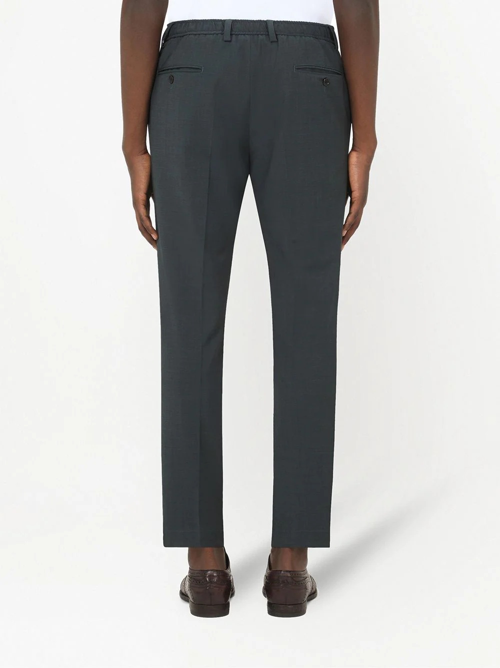 tapered leg chino trousers - 4