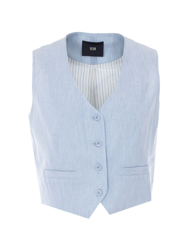 V-neck button waistcoat 1
