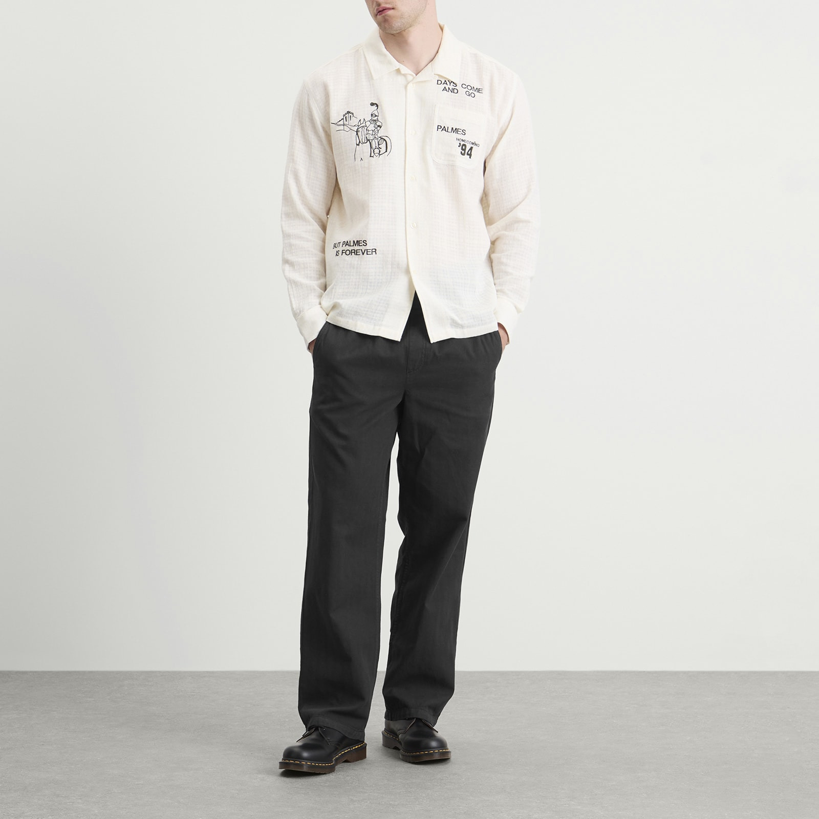 Palmes Lucien Herringbone Trousers - 4