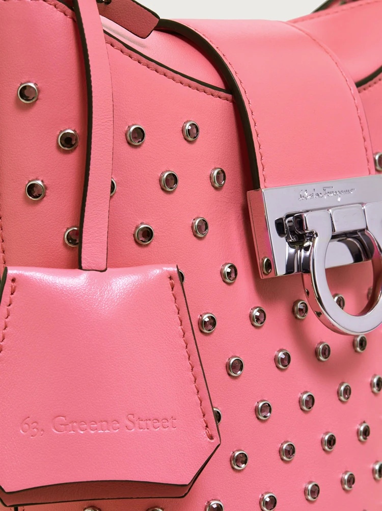 STUDDED TRIFOLIO SHOULDER BAG 5