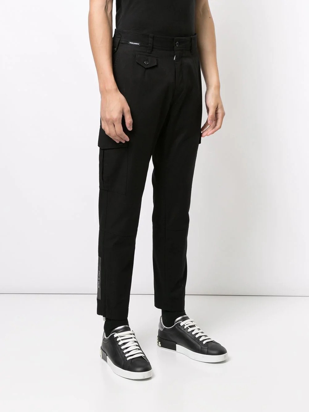 multi-pocket tapered trousers - 3