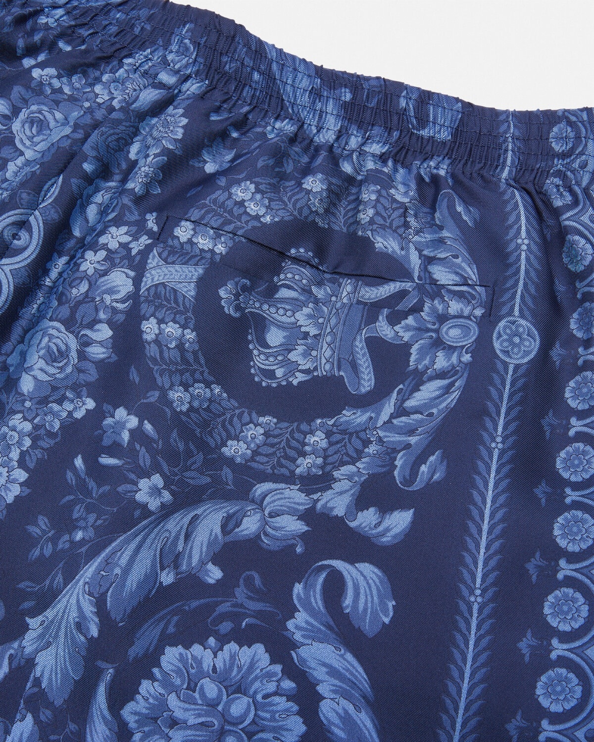 Barocco Silk Shorts - 4