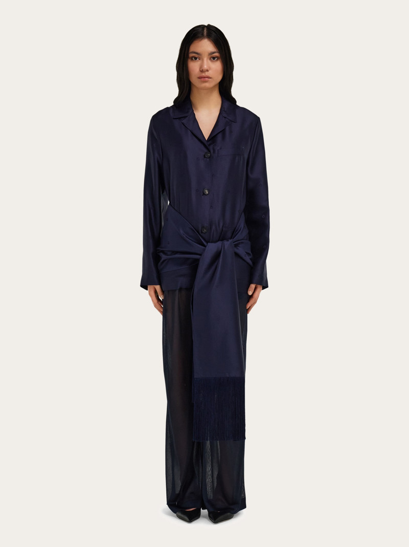 FERRAGAMO Silk shirt jacket outlook