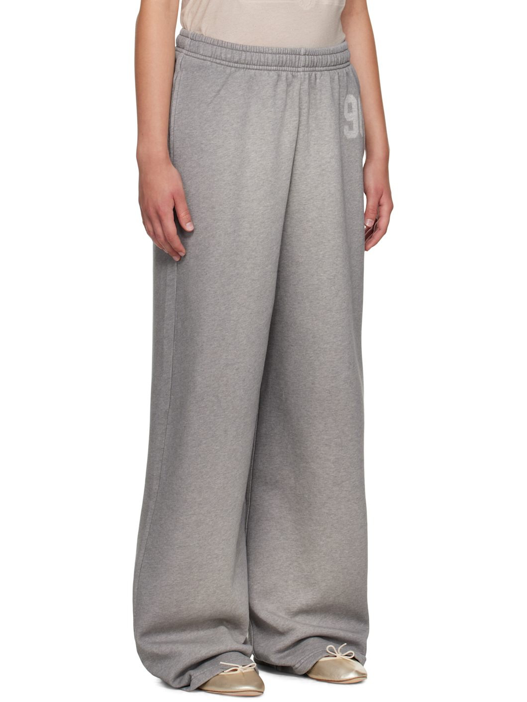 Gray Logo Sweatpants - 2