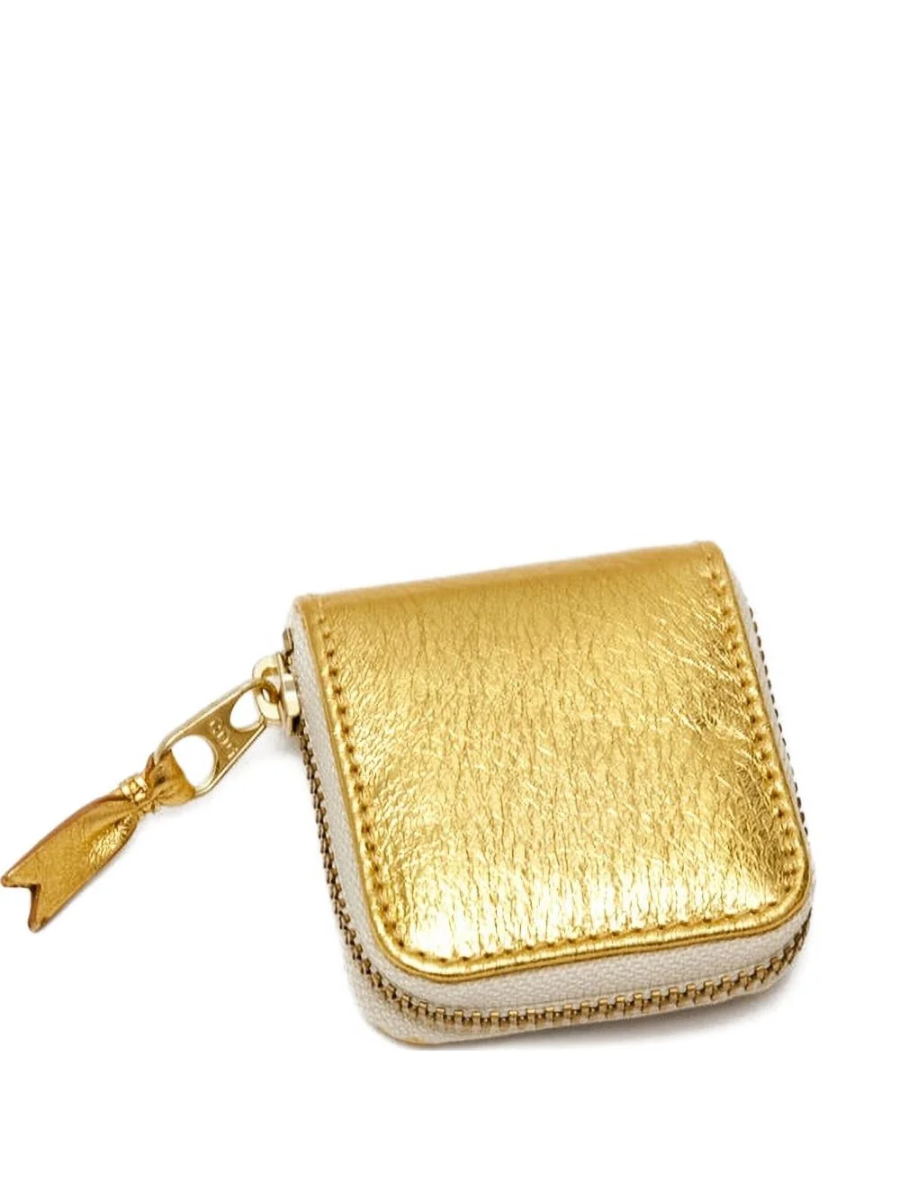 zip-fastening square wallet - 1