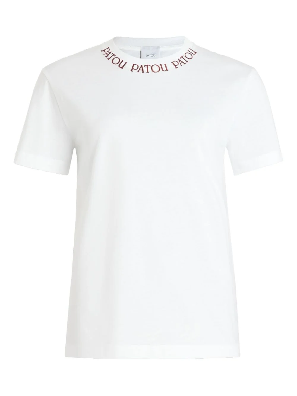 logo-embroidered T-shirt - 1