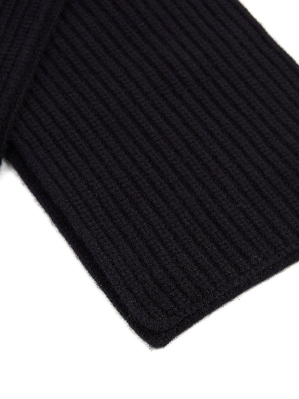 ribbed cashmere scarf - 2