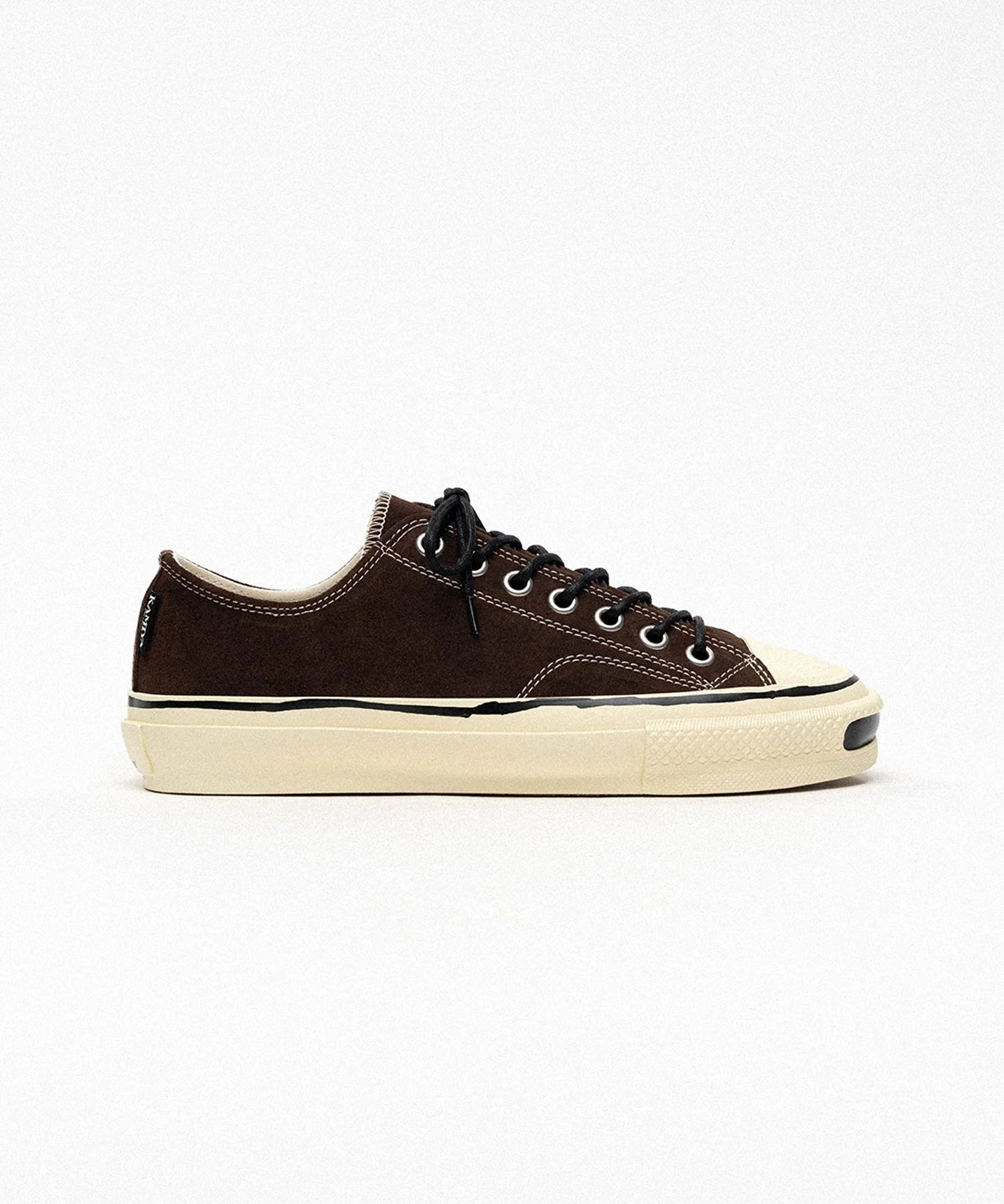 "Joey"Suede Vulcanize Aged Sole Sneaker - 1