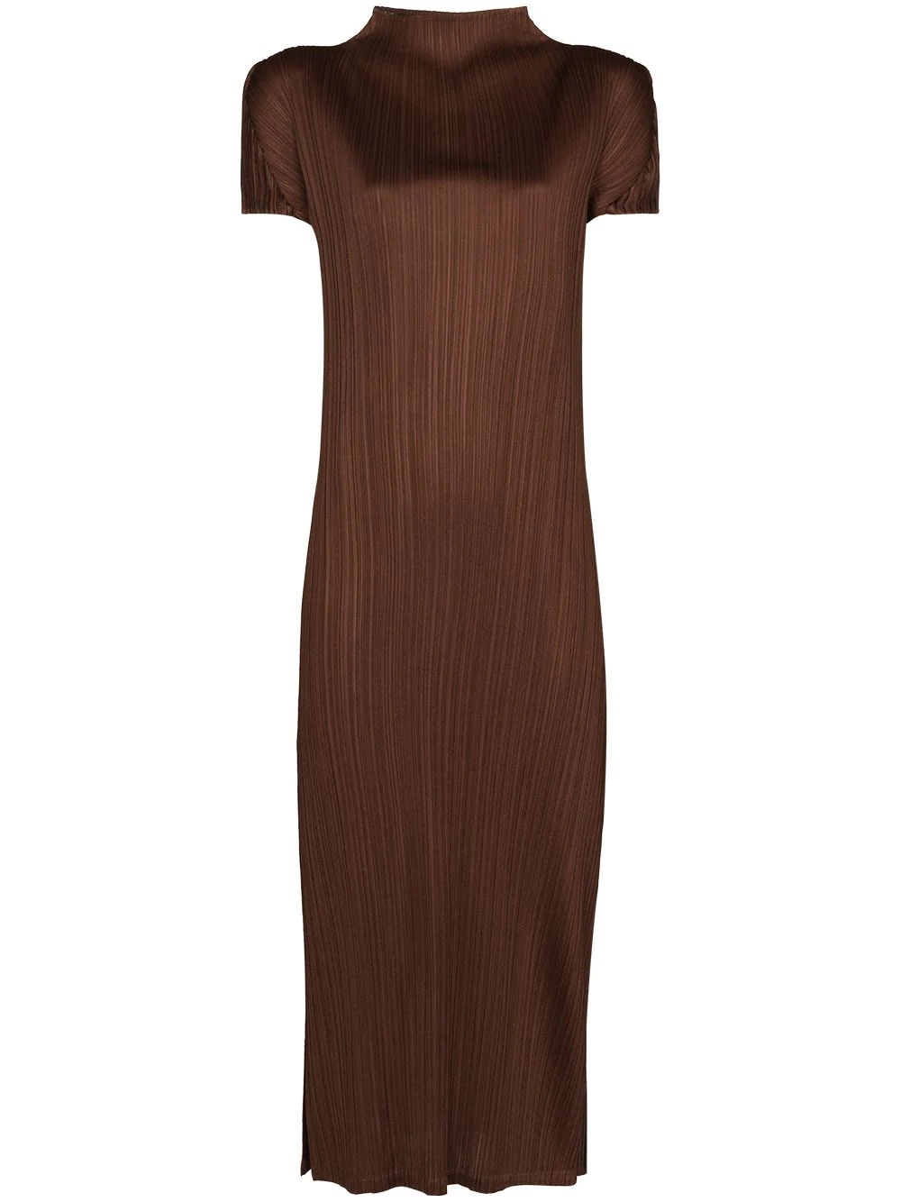 pleated midi dress - 1