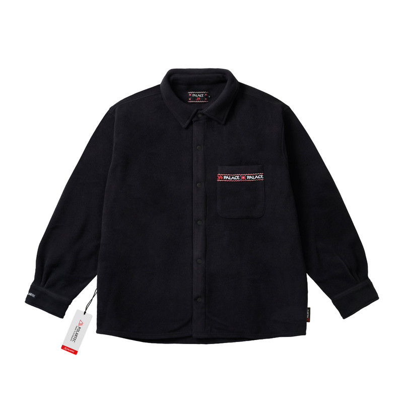 POLARTEC OM FLEECE OVERSHIRT BLACK 1