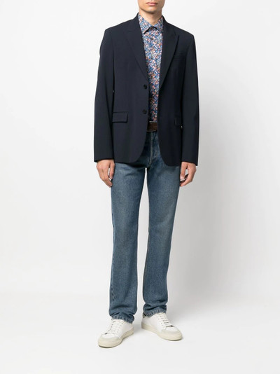 Paul Smith floral-print long-sleeve shirt outlook