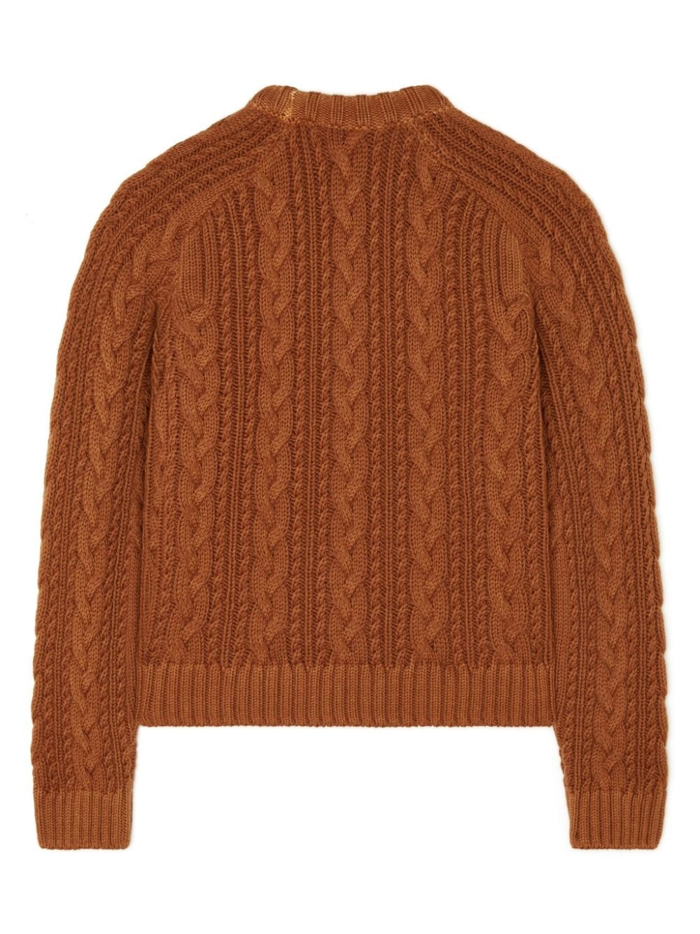 cable-knit virgin-wool jumper - 7