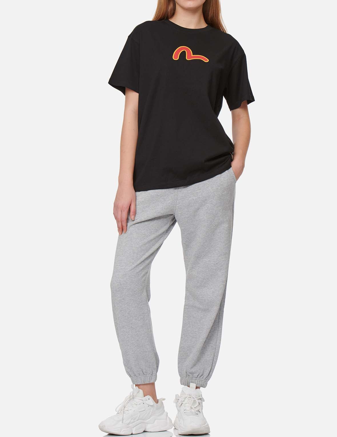 Seagull Print High-Waist Sweatpants - 6