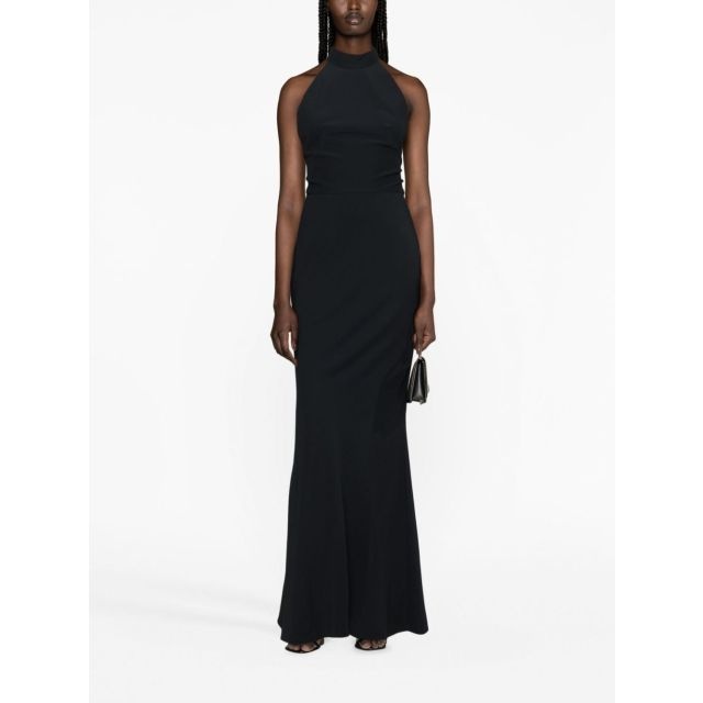 【Alexander McQueen】★halterneck midi dress Alexander McQueen Halterneck Midi Dress | Black | FARFETCH