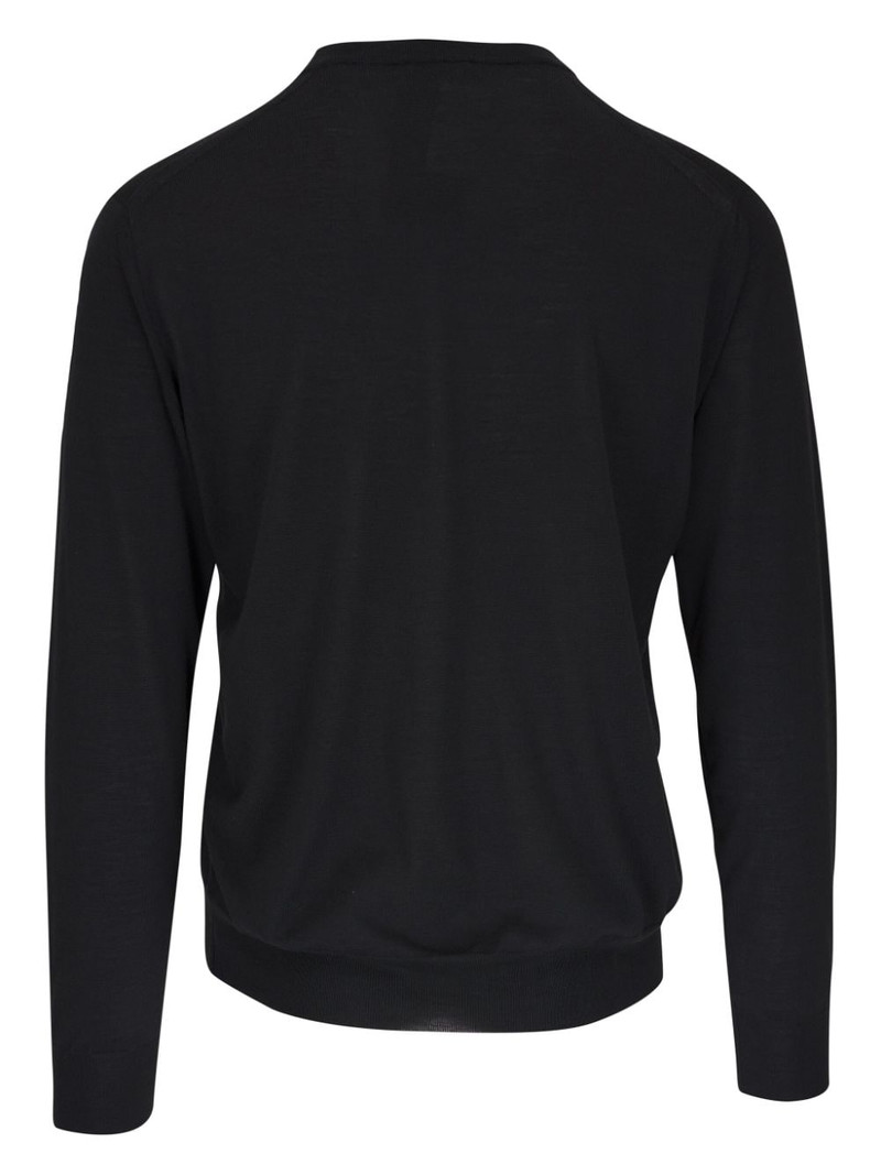 Brioni round-neck knit jumper outlook