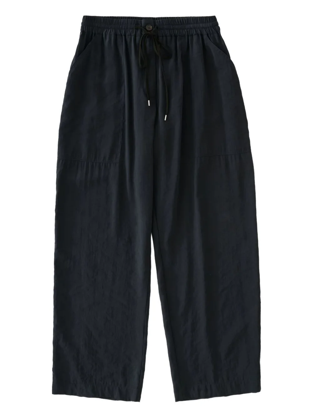 drawstring elasticated trousers - 1