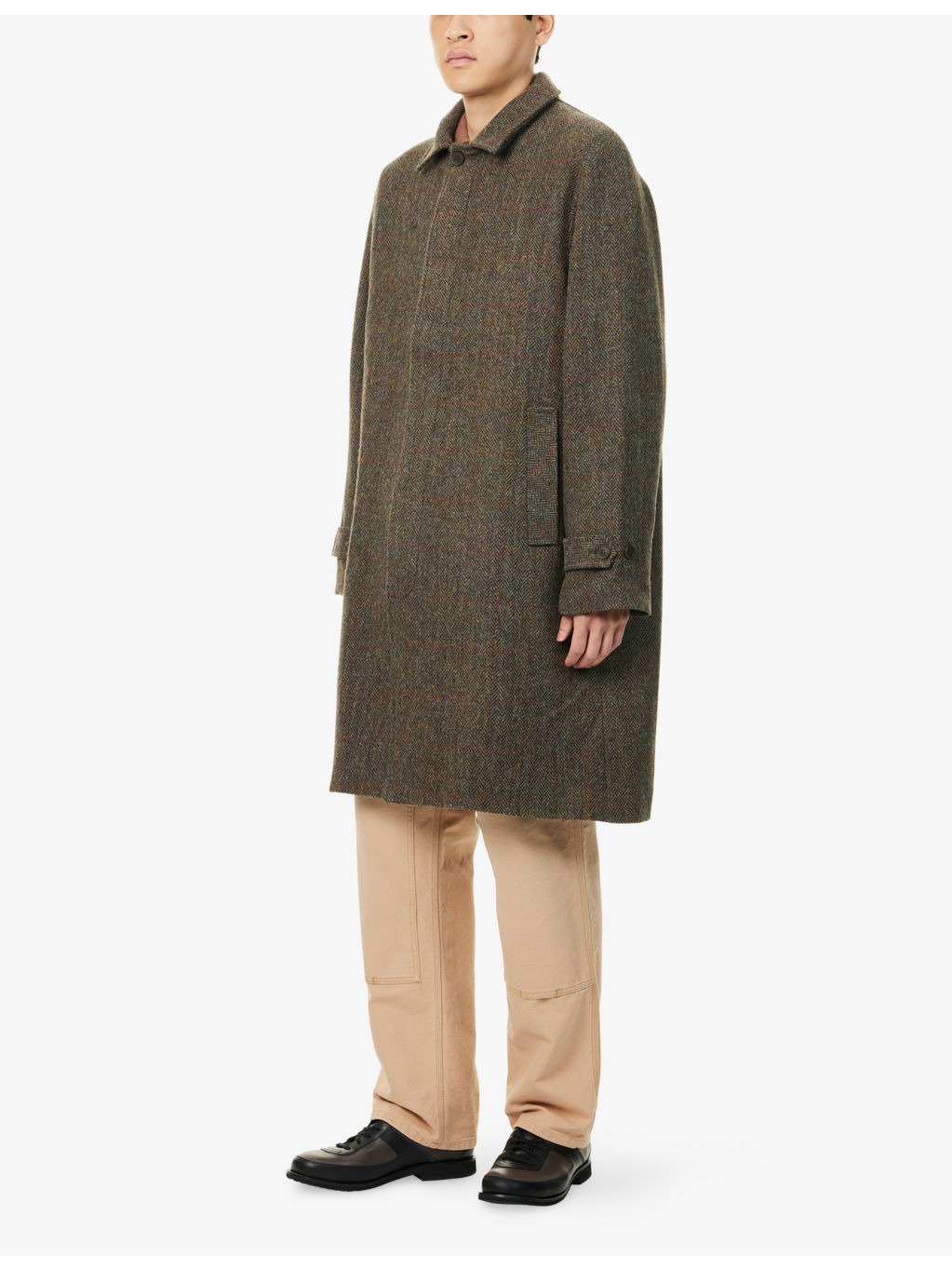 Cedric Long-Sleeve Wool Overcoat - 3