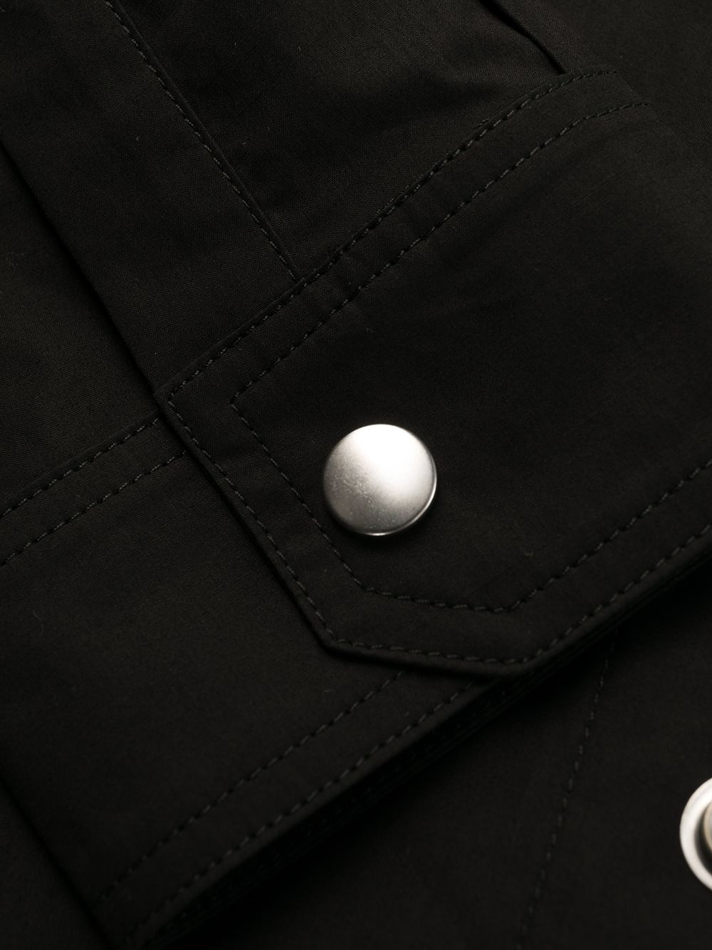 press-stud shirt dress - 6