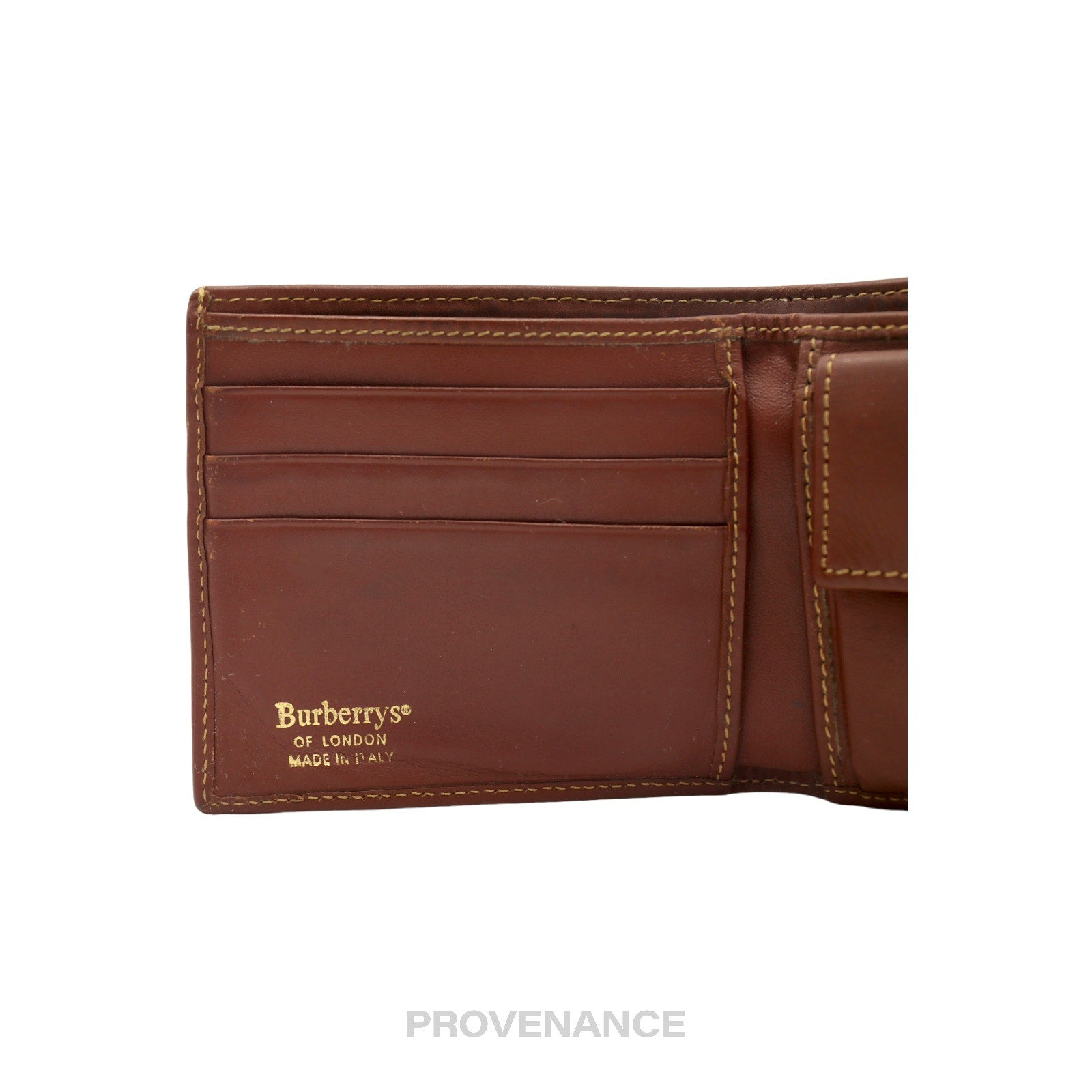 Burberry Bifold Wallet - Nova Check Brown - 6