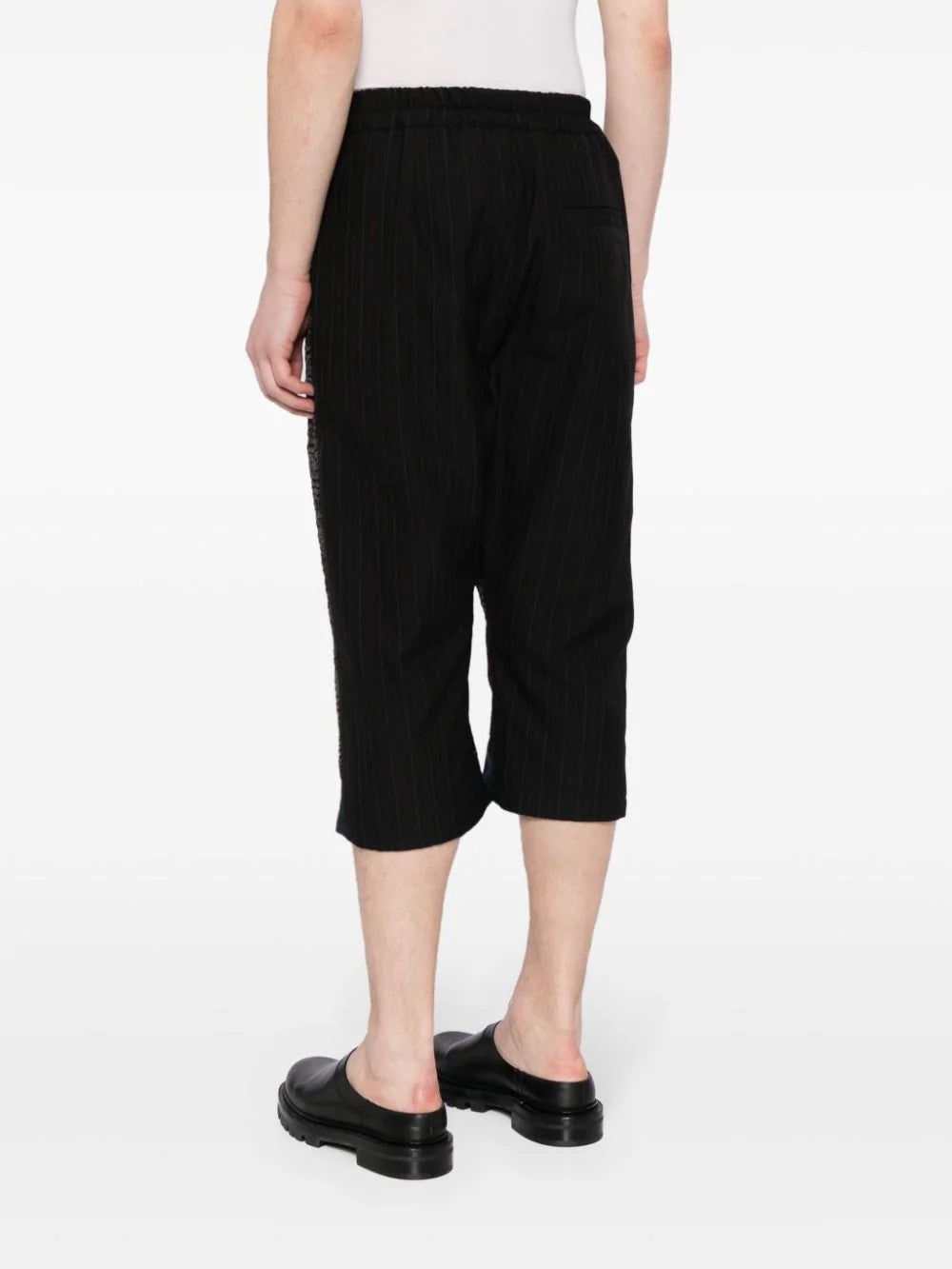 FLORAL-EMBROIDERED CROPPED TROUSERS - 4