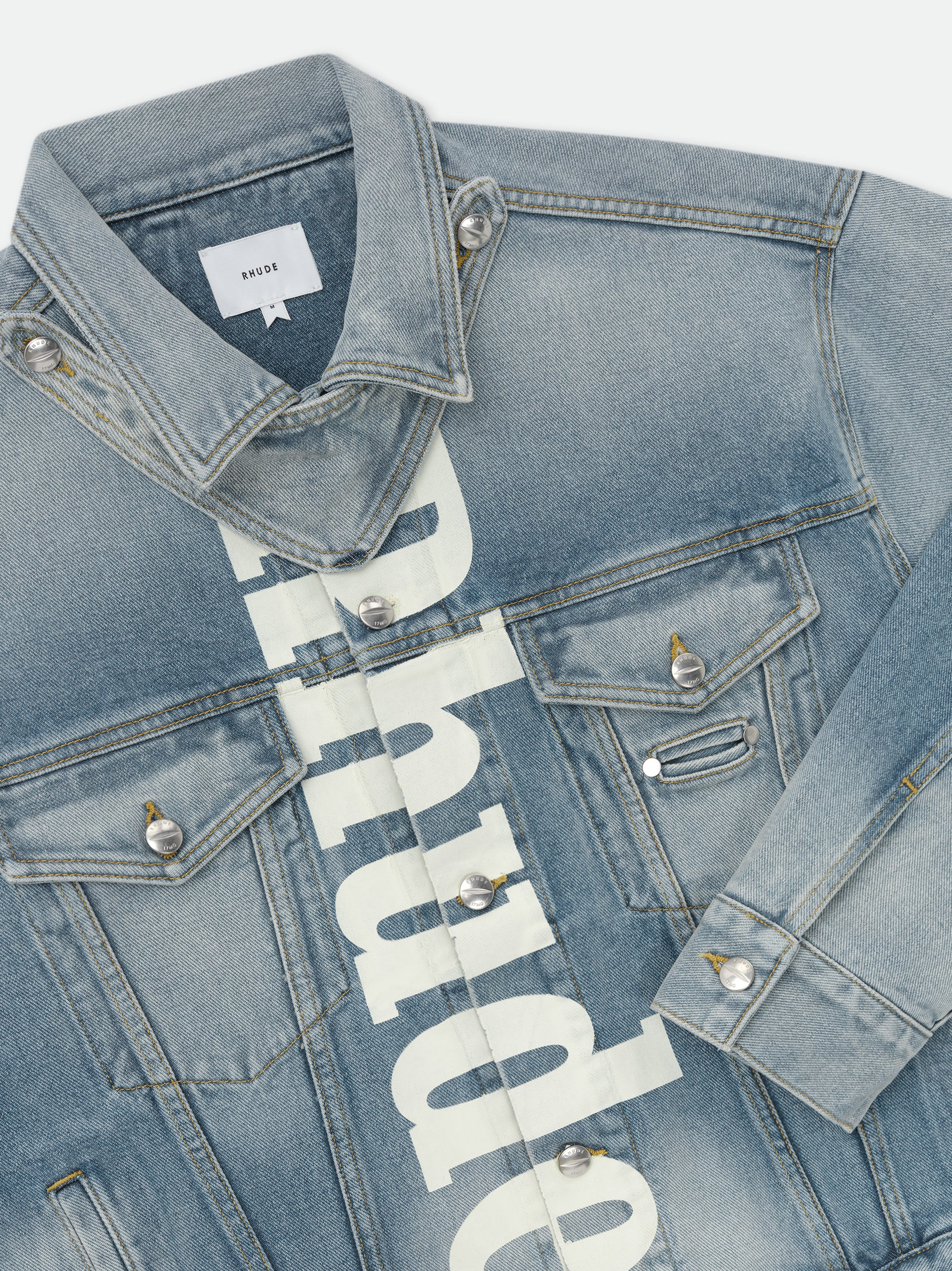 "PACK" DENIM TRUCKER JACKET - 5