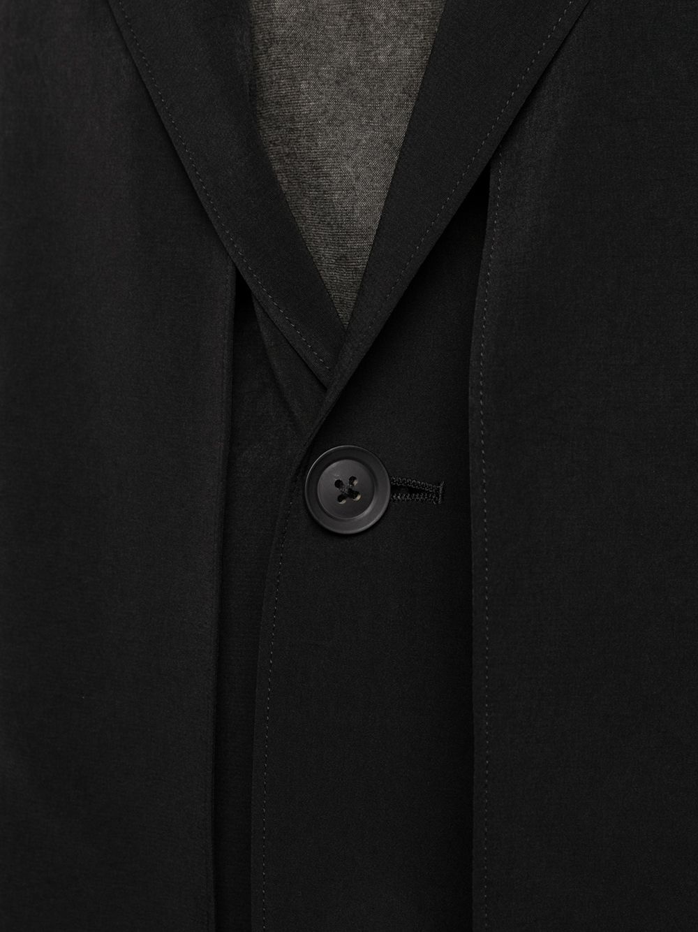 layered single-breasted blazer - 5